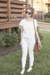 Outfit: casual all white