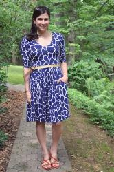 {outfit} The Giraffe Print Dress