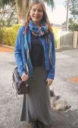 Maxi Skirts and Mulberry Alexa Bag: Winter SAHM Style