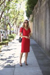 Red Sheath Dress