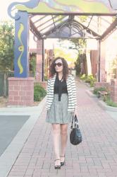 Thursday Mixer--Houndstooth Skirt