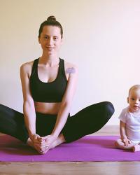 5 yoga poses for mom and baby