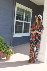 Anthropologie Nieves Lavi Floral Maxi Dress 