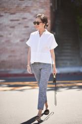 Boxy Blouse & Relaxed Trousers