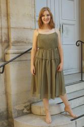 Green goddess dress : du vert olive pour sortir l'été