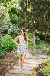 Tropical Print Dress