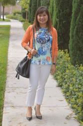 Throw Back Thursday Fashion Link Up: White Work Pants