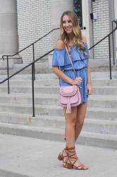 Ruffle Romper + #WIWT Linkup 