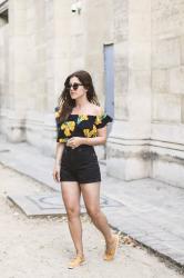 Yellow heart – Elodie in Paris