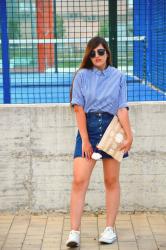 25/07/2016: New denim skirt