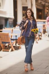 BOHEMIAN BLOUSE AND FLARE JEANS