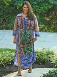 Drawstring Maxi Dress