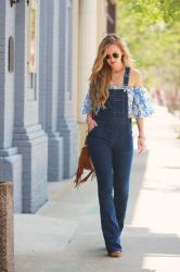 Flared Overalls