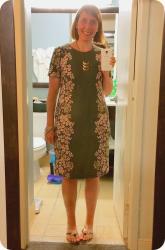 Boden: Floral Ponte Dress Review.  