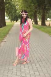 Long dress & flowers