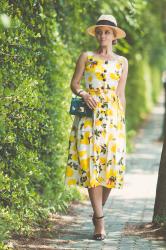 Lemon summer. Lemon dress