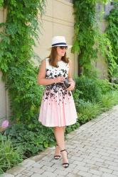 Tahari Floral Dress + Nordstrom Giveaway
