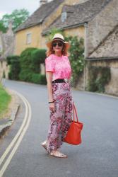 Summer Sightseeing in the Cotswolds in Mixed Patterns + the #iwillwearwhatilike Link Up