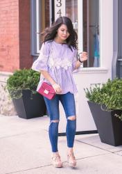 Striped Blouse Outfit