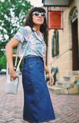 How I Wear Vintage Denim 