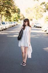 Hobo Bag + High Low Dress