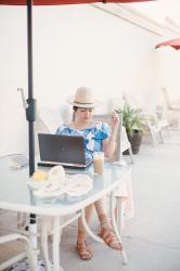 poolside office