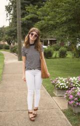 Outfit: Stripes and Pink