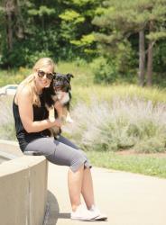 Walking My Dog in a Cincinnati Park