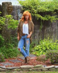 Two Fit Knit Cardigan & Boyfriend Jeans: Cloud of Fabulousness