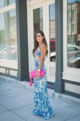 Cutout Maxi Dress