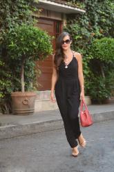 Black jumpsuit!