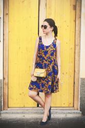 Yellow and blue | Un vestito leggero per l’estate