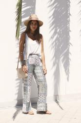 Patchwork pants