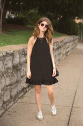 outfit: LBD with Ruffle Hem
