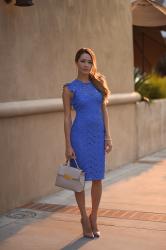 Blue Lace Zara Dress