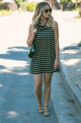 striped dress