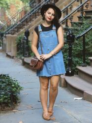 Denim Overall Dress.