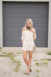 Off-the-Shoulder Romper