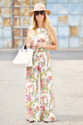 Floral jumpsuit