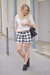 Short à Carreaux