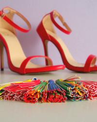 DIY: tassel sandals