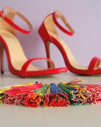 DIY: tassel sandals