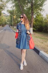 Denim dress