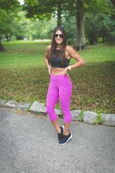 Weekly Workout Routine: Fuchsia Leggings