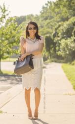 Peplum + Lace