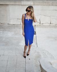 ROYAL BLUE DRESS