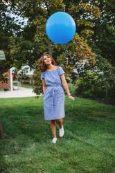 BLUE DRESS