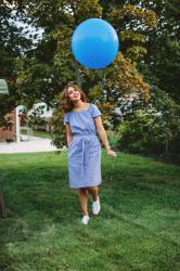 BLUE DRESS