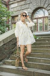 Easy Summer Look: Little White Dress \ маленькое белое платье