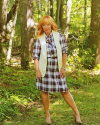 Foxcroft Plaid Shirt Dress & Leopard Pumps: Dressing To Be Yourself